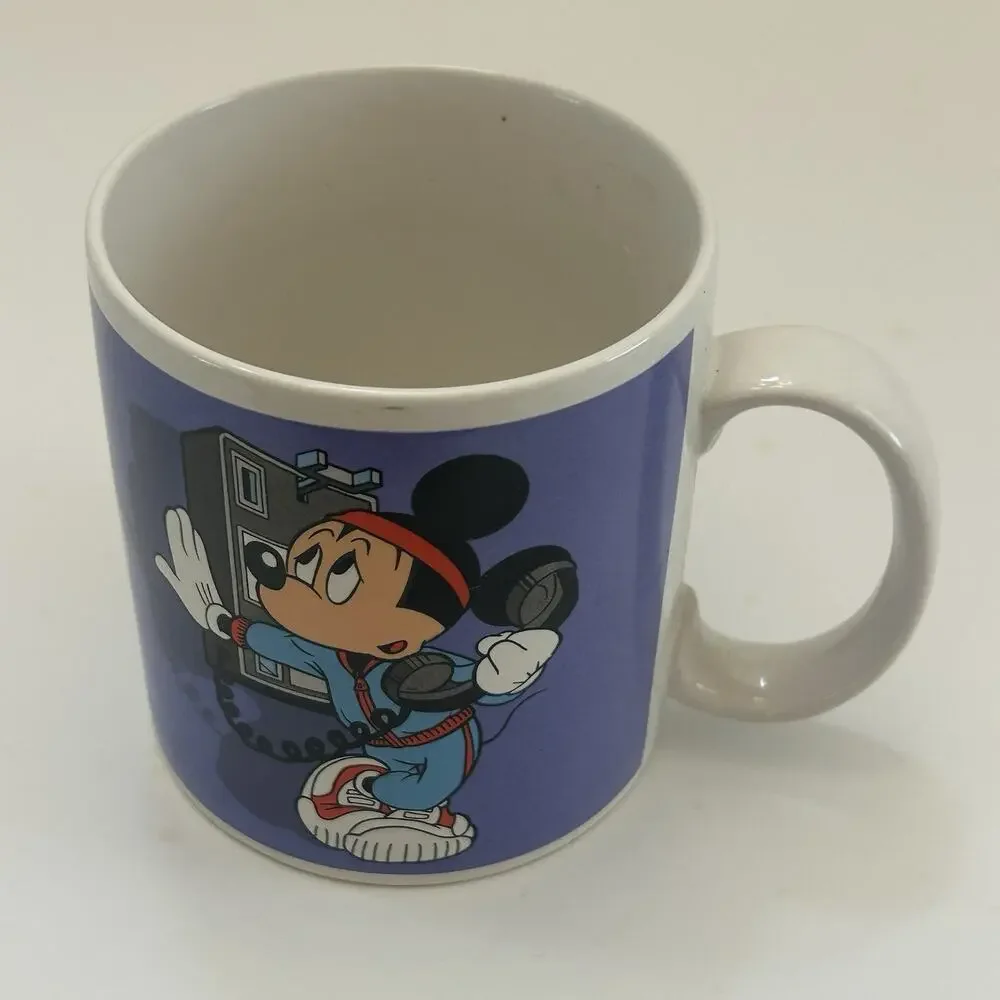 1987 Disney Applause Coffee Mug Mickey & Minnie Mouse 